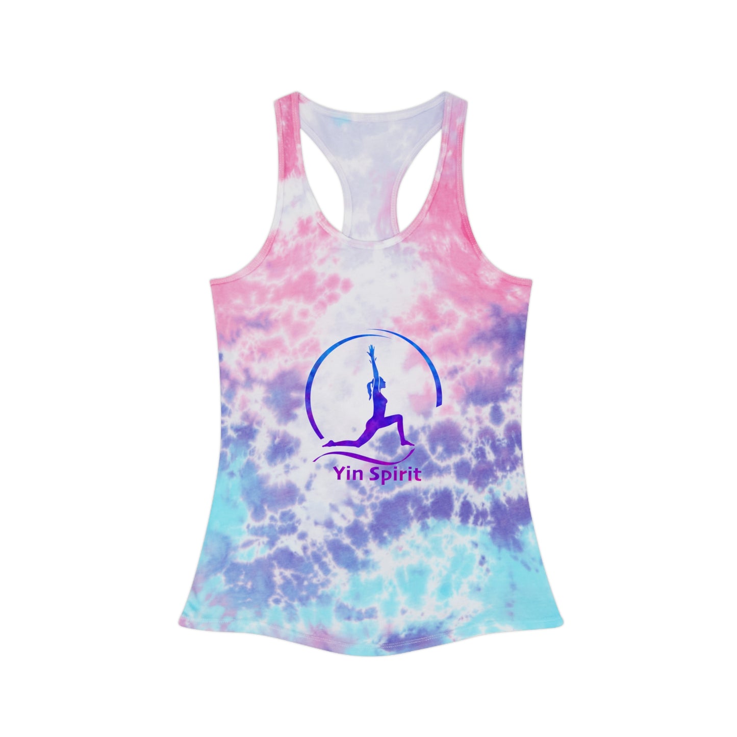 Yin Spirit Tie Dye Racerback Tank Top